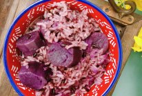紫薯饭的做法