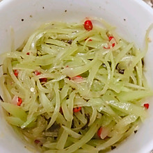 橄榄菜凉拌莴笋