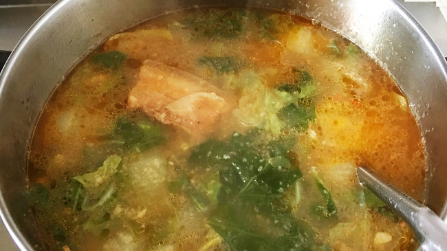 米粉白菜汤的做法