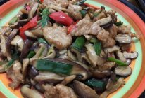 蘑菇炒肉片的做法