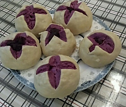 紫薯花馍馍的做法