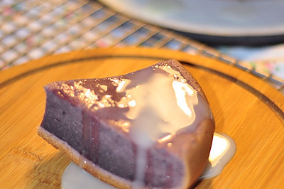 柠檬糖霜紫薯蛋糕