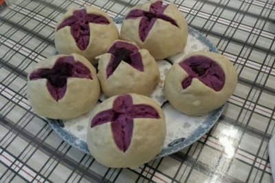 紫薯花馍馍