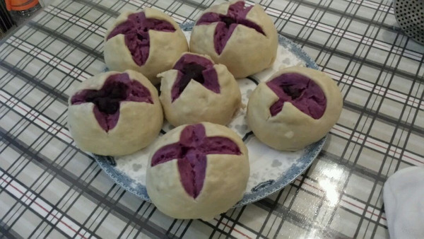 紫薯花馍馍