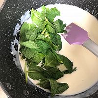 薄荷巧克力奶贝 黄油版小四卷蛋糕的做法图解8