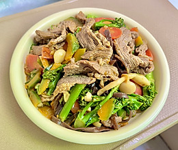 西兰苔炒牛肉的做法