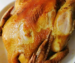 脆皮鹽焗烤雞的做法