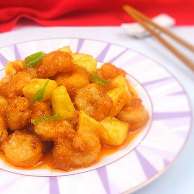 菠萝虾球