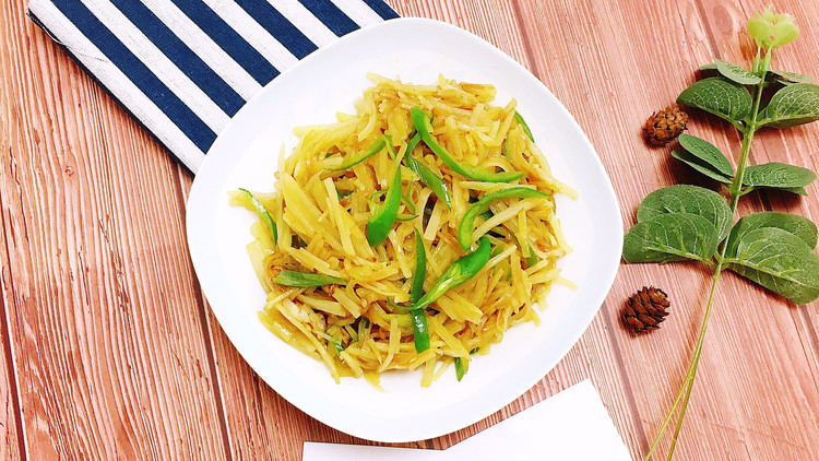 木姜子炒土豆丝的做法