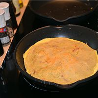 【屌丝逆袭】曼思教你做超级简单的【煎饼虾】的做法图解7