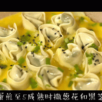 蛋包馄饨的做法图解4