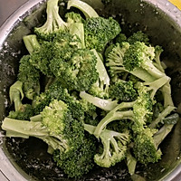 西蓝花炒肉的做法图解1