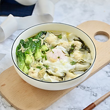 溏心水铺蛋，馄饨好拍档