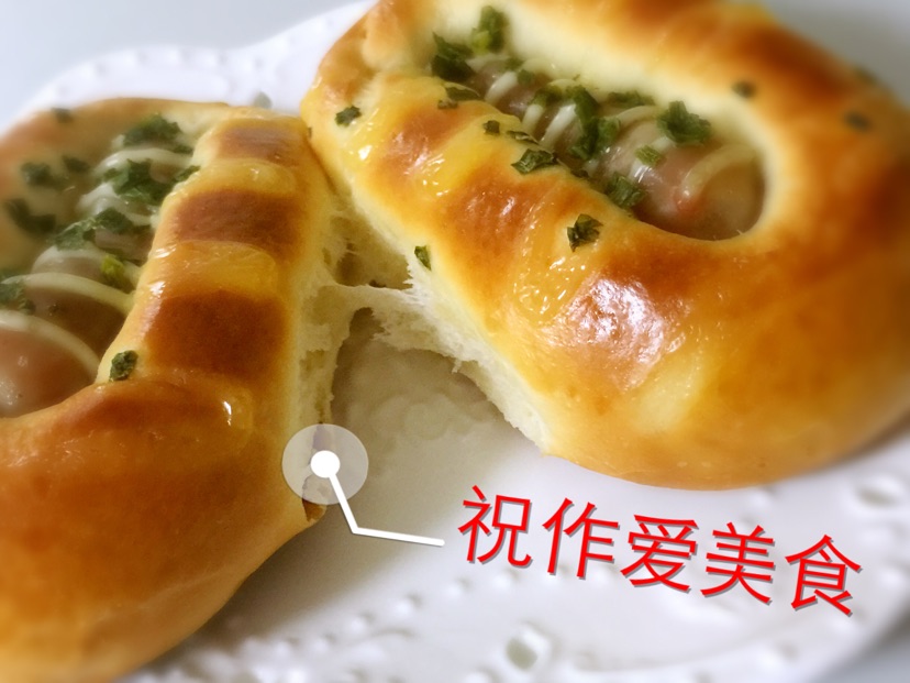 脆皮小香肠餐包的做法图解11
