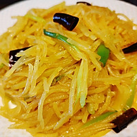 #做川菜，用豪吉#炒大葱炒土豆丝的做法图解6