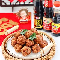 #味达美年味小馆#香炸萝卜豆腐丸子的做法图解20