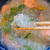 #家乡年味 鲜才够味#白萝卜丝虾汤，太鲜啦！的做法图解4