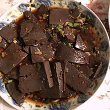辣子蒜羊血