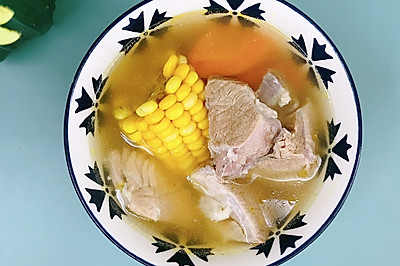竹蔗茅根猪展汤