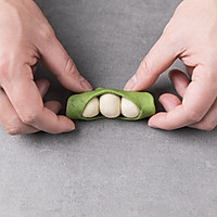 造型馒头-豌豆荚馒头的做法图解7