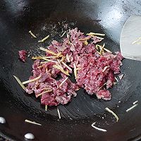 大喜大牛肉粉试用之:包菜丝炒牛肉的做法图解6