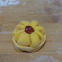 #摩其林美味CP#秋季专属-南瓜花朵馒头的做法图解17