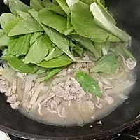 小白菜炒瘦肉的做法图解6