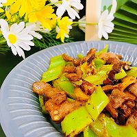 #葱伴侣豆瓣酱能蘸善炒#青椒炒肉片的做法图解18