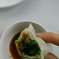 苔菜肉水饺的做法图解7