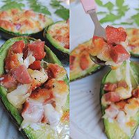 牛油果牛肉肠焗蛋的做法图解11