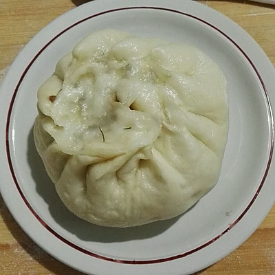 茴香苗肉包子