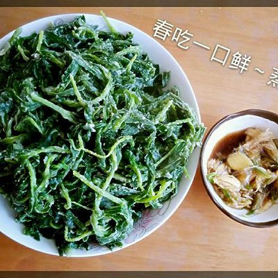 春吃一口鲜 蒸野菜