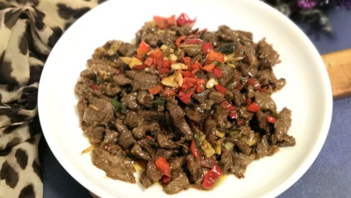 红椒煸炒牛肉