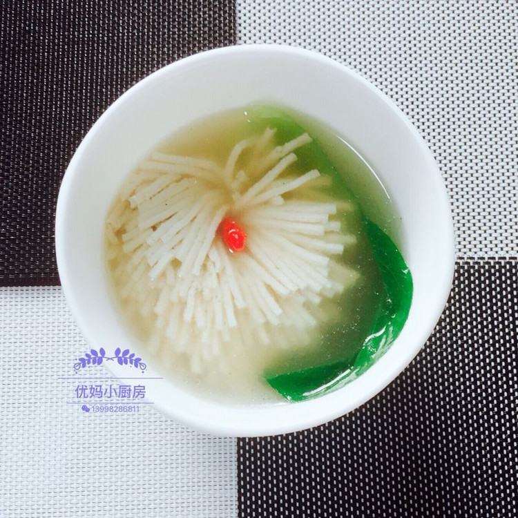 多福（豆腐）菊花汤的做法