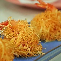 【微体】金灿灿 酥脆鲜嫩的金丝虾球的做法图解15