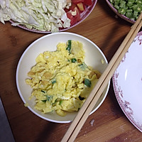 鸡胸肉青椒花白鸡蛋炒米饭的做法图解3