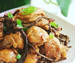 茶树菇干锅鸡的做法