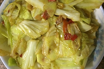 剁椒炝卷心菜