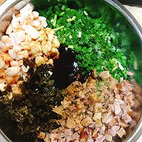 酱肉虾仁木耳韭菜荞麦蒸饺的做法图解9