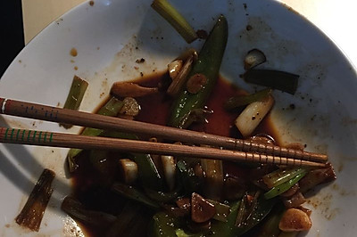青椒香菇炒章鱼