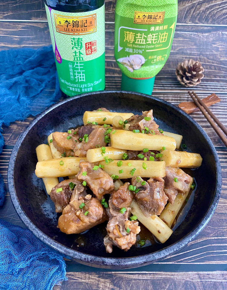 话梅山药烧排骨的做法