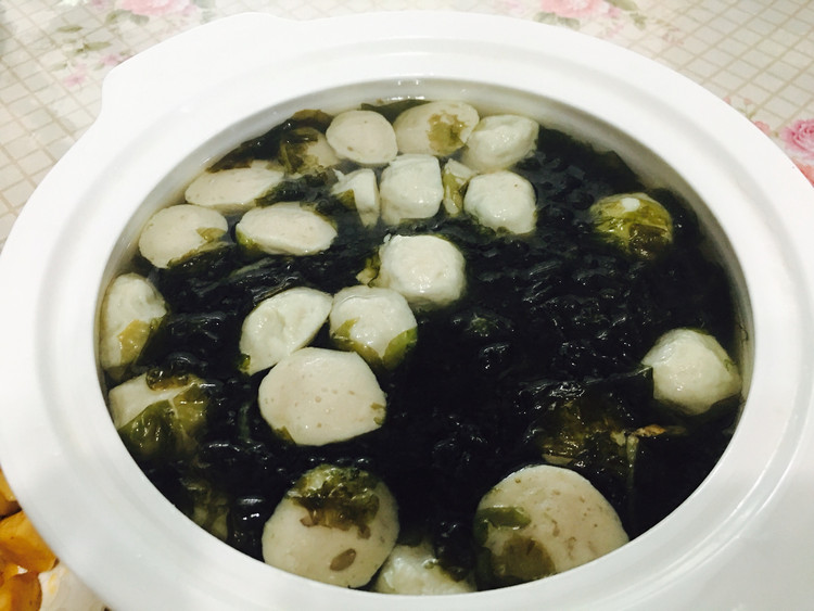 紫菜肉丸汤的做法