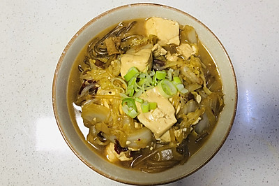 白菜炖豆腐