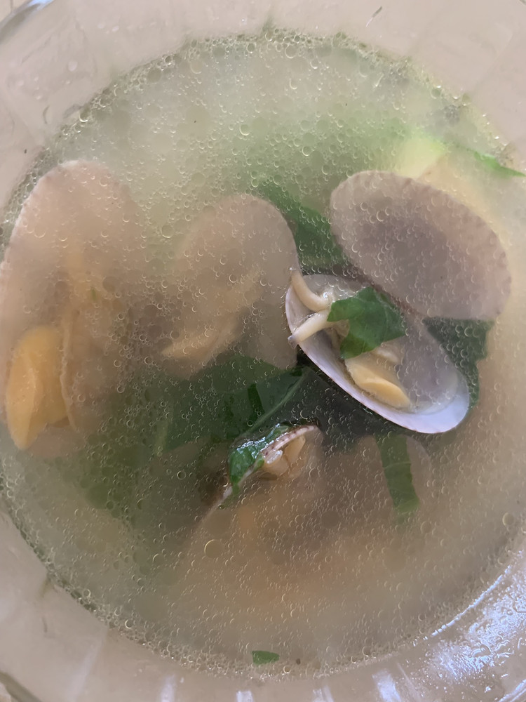 花甲芥菜豆腐汤的做法