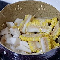山药玉米扇骨汤的做法图解4
