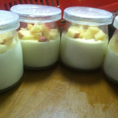 苹果牛奶布丁（港式布甸）DIY很简单！