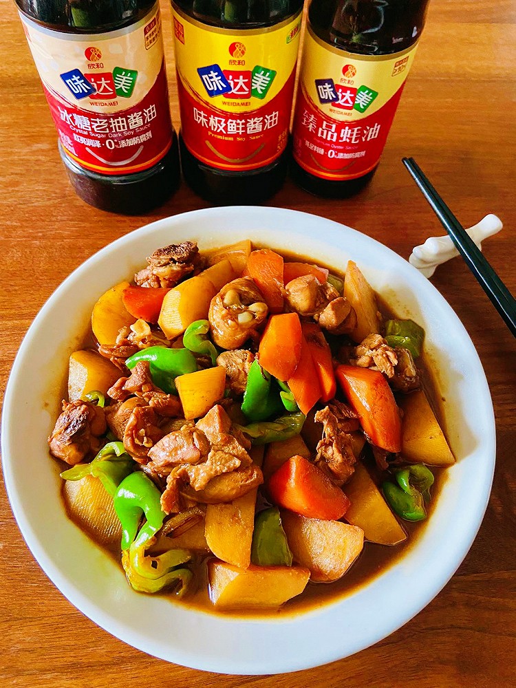 黄焖鸡块的做法