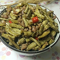 酸豆角炒肉末做法----开胃菜的做法图解7