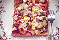 香菇培根吐司披萨的做法