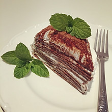 巧克力法式千層蛋糕